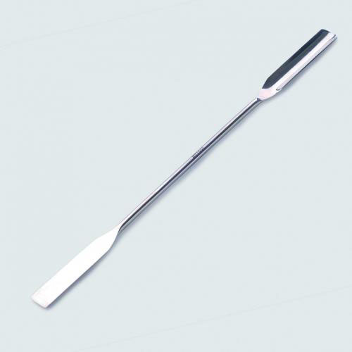 [4008450] Round grooved spatula 210 mm, 18/10 steel