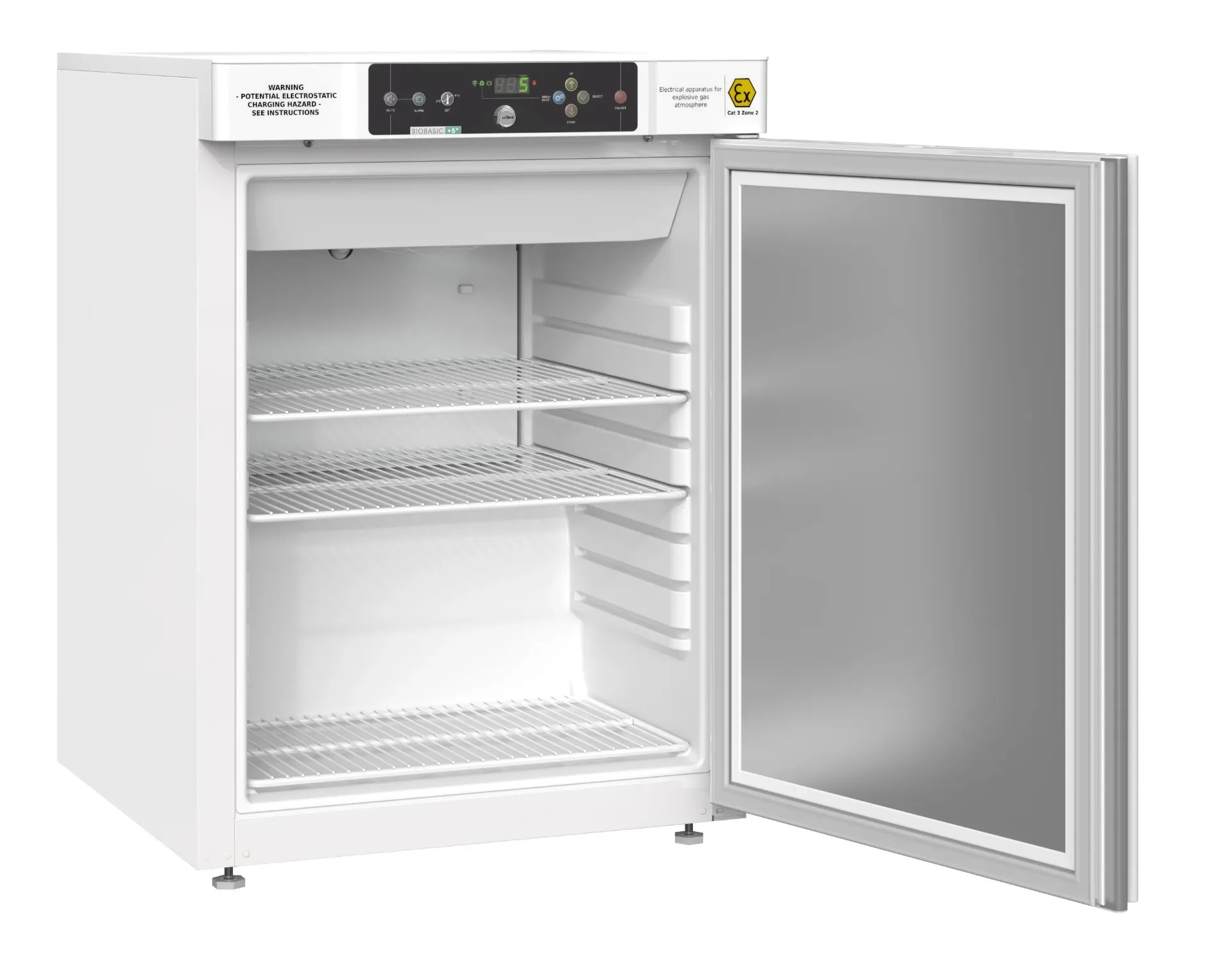 Refrigerator, GRAM BioBasic RR210, +2/15°C, 125L, 3 shelves, white