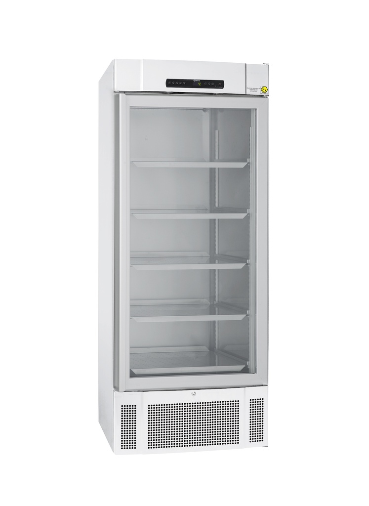 [4563127] Refrigerator, GRAM BioMidi RR625, +2/+20°C, 625L, glass door, 5 shelves, white