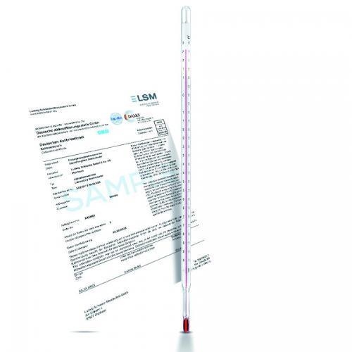 Precision thermometer -10 - +150°C in 1°C, 305 mm