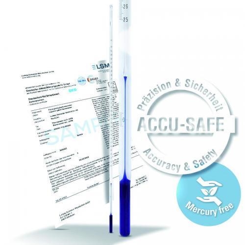 Precision thermometer -5+110°C in 0.5°C, 57 mm