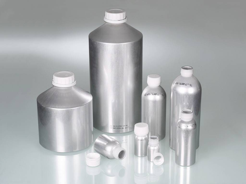 Alu flask w/screw lid, 300 ml, 10 pcs