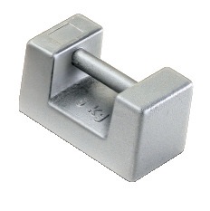 Block weight M1, 5kg, stainless steel