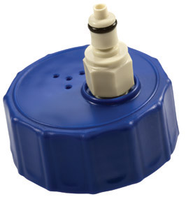 Screw cap, GL45 with PMC12 valved InLine Insert