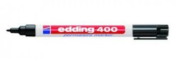 Permanent markers, Edding 400, Colour Black 10/pk