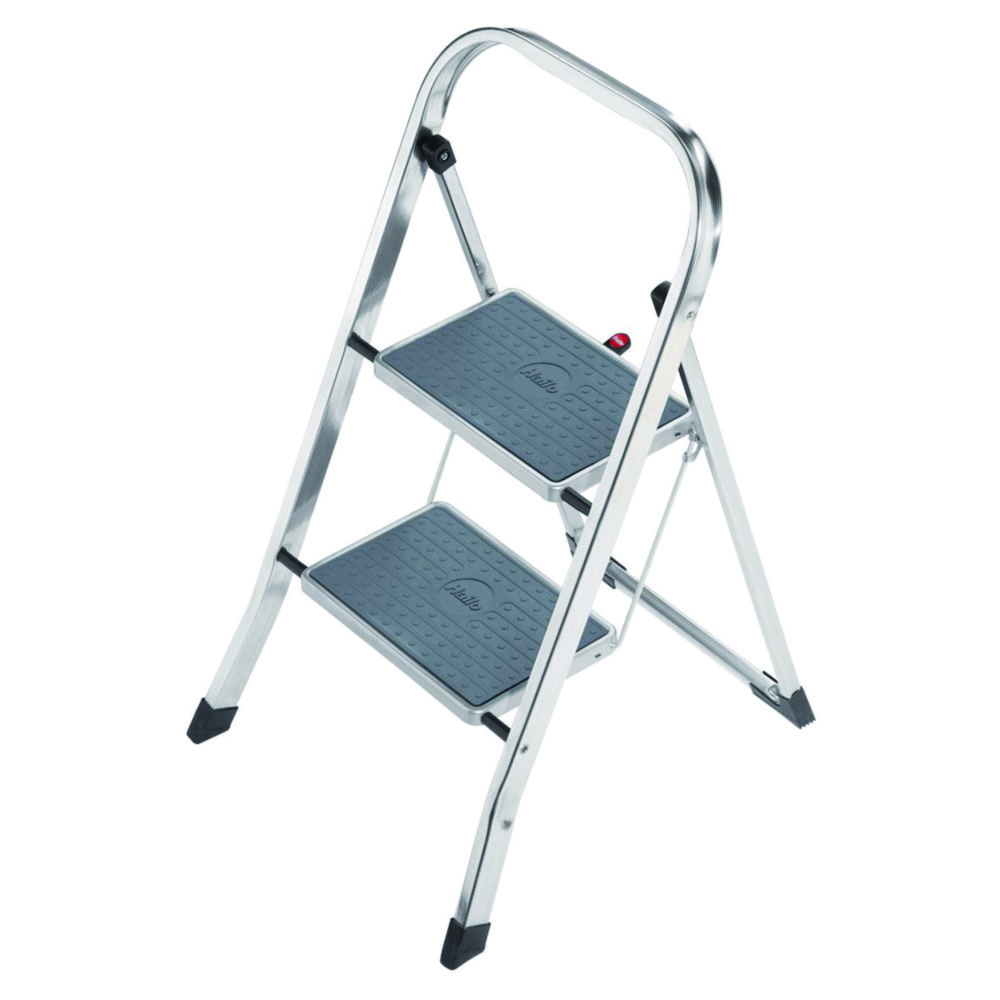 [4668331] Stepladder, Hailo-Werk, K70, 2 steps, aluminum
