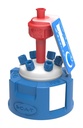 Reservoir cap, SCAT Safety Cap VI V2.0, GL 45, 1 x air valve / 6 x capillary
