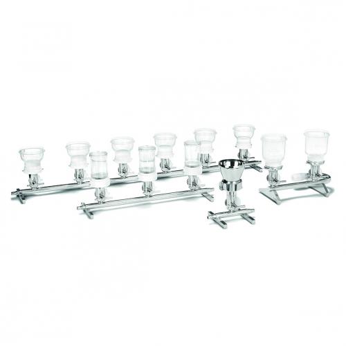 Manifold, Sartorius Microsart, w. 100 mL SS funnel, 6 branches