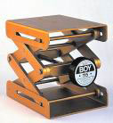 [1371543] Lab-Jack, gold, 12 x 15 cm H 8-27 cm, max. 80