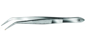 Dissecting forcep, angled, 105mm