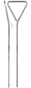 [1371682] Drigalski spatula LLG, st. steel, angular,Ø3x190mm