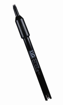 [4681924] pH electrode, LLG, plastic, gel, fiber diaphragm, NTC, DIN/4mm 1m