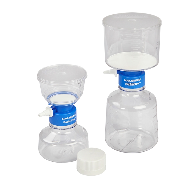 Filtration unit, Nalgene Rapid-Flow 165-0045, PES, 0,45 µm, 150 mL / 150 mL, sterile, 12 pcs