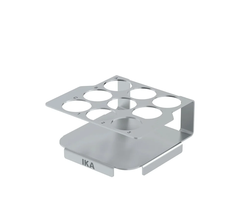 IKA TWISTER adapter for 9 vessels, 23 mm, with anti-slip mat