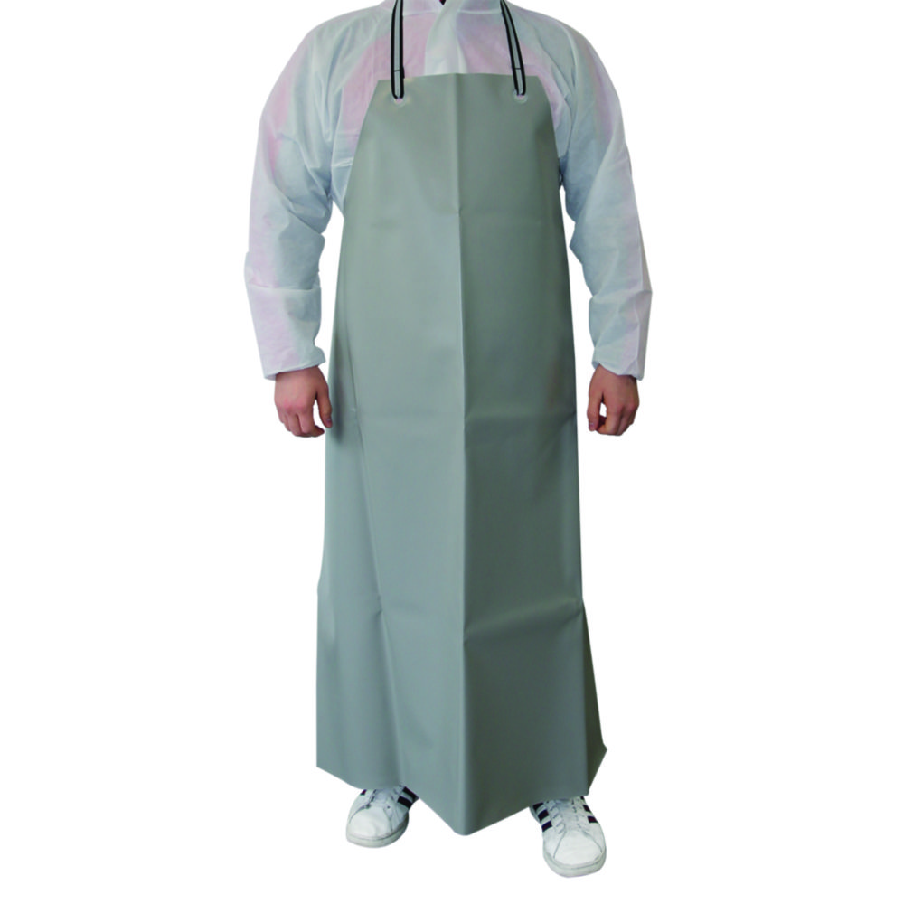 Protective Apron, LLG, PVC/PE, light grey, 800x1000 mm