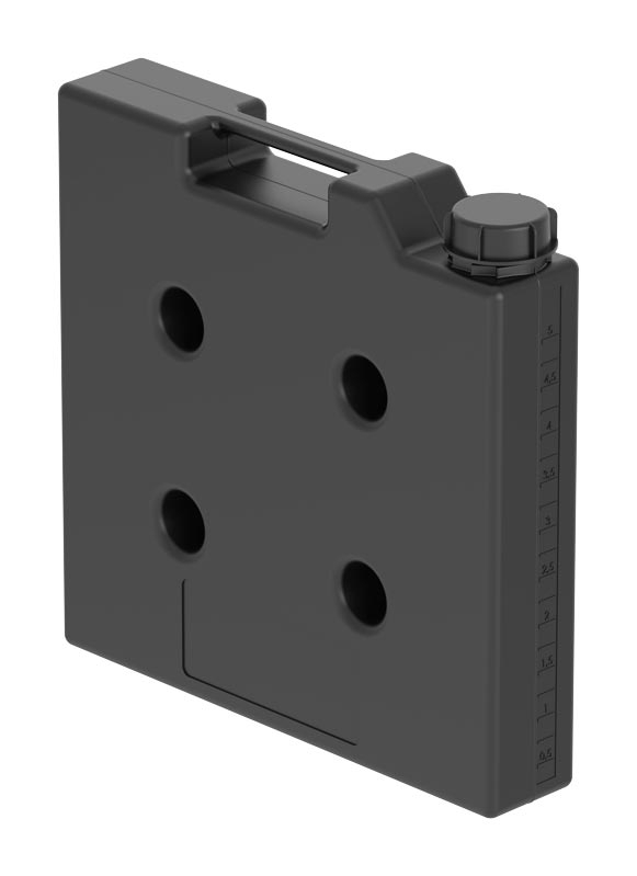 Canister, SCAT Space saving canister, Type 2, HDPE, conductive, 5 L