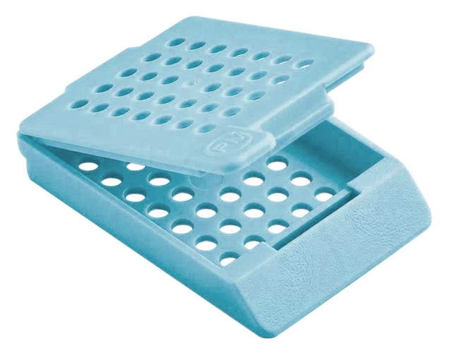 [4688417] Tissue cassette incl. lid, Epredia PrintMate, w/round holes, 1000 pcs, blue