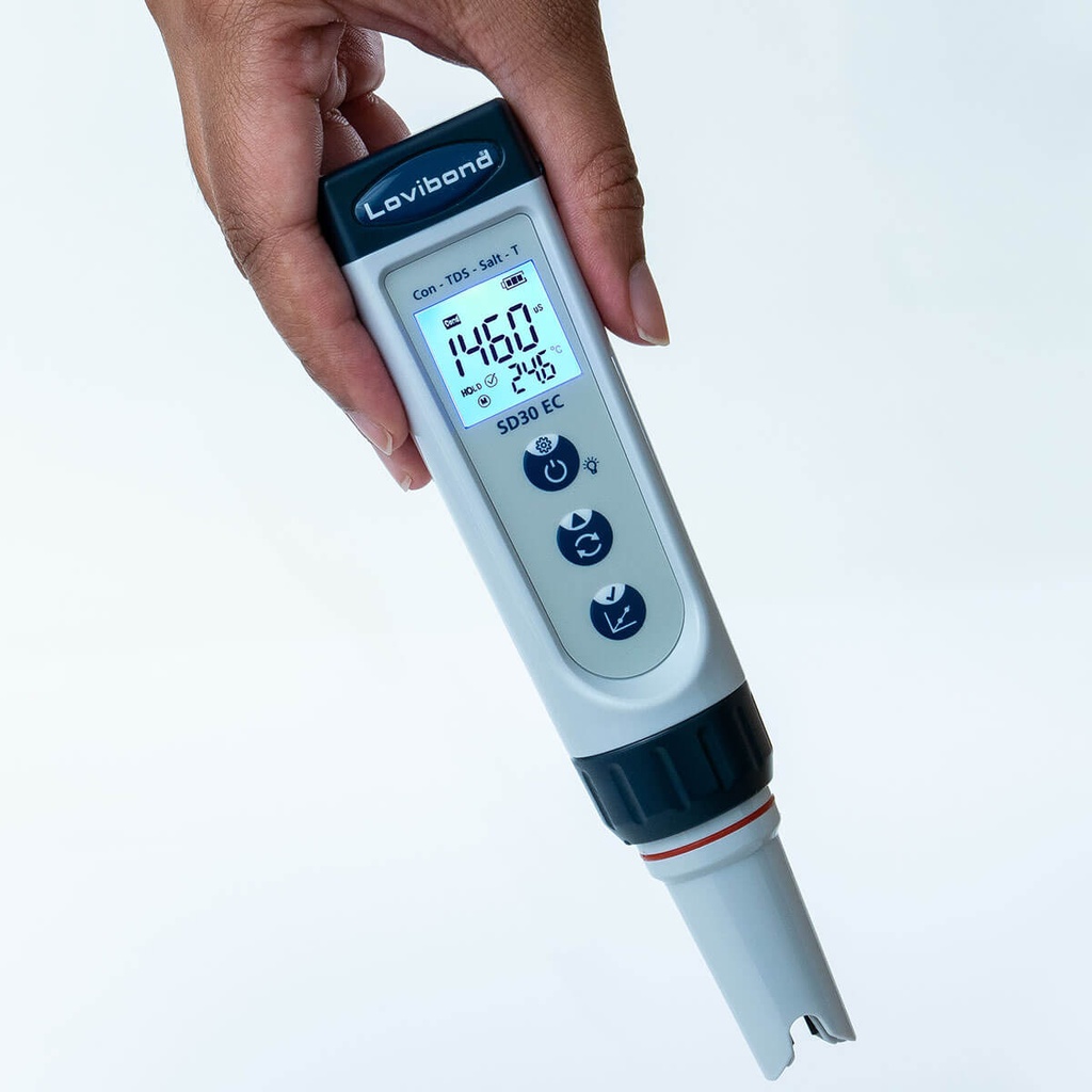 [4694728] Conductivity tester, Lovibond SD30 EC, w. temperature display, 0-20,00 mS
