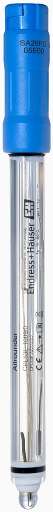 [4696934] pH electrode, Endress+Hauser CPL53E, glass, gel, PTFE diaphragm, NTC, Memosens