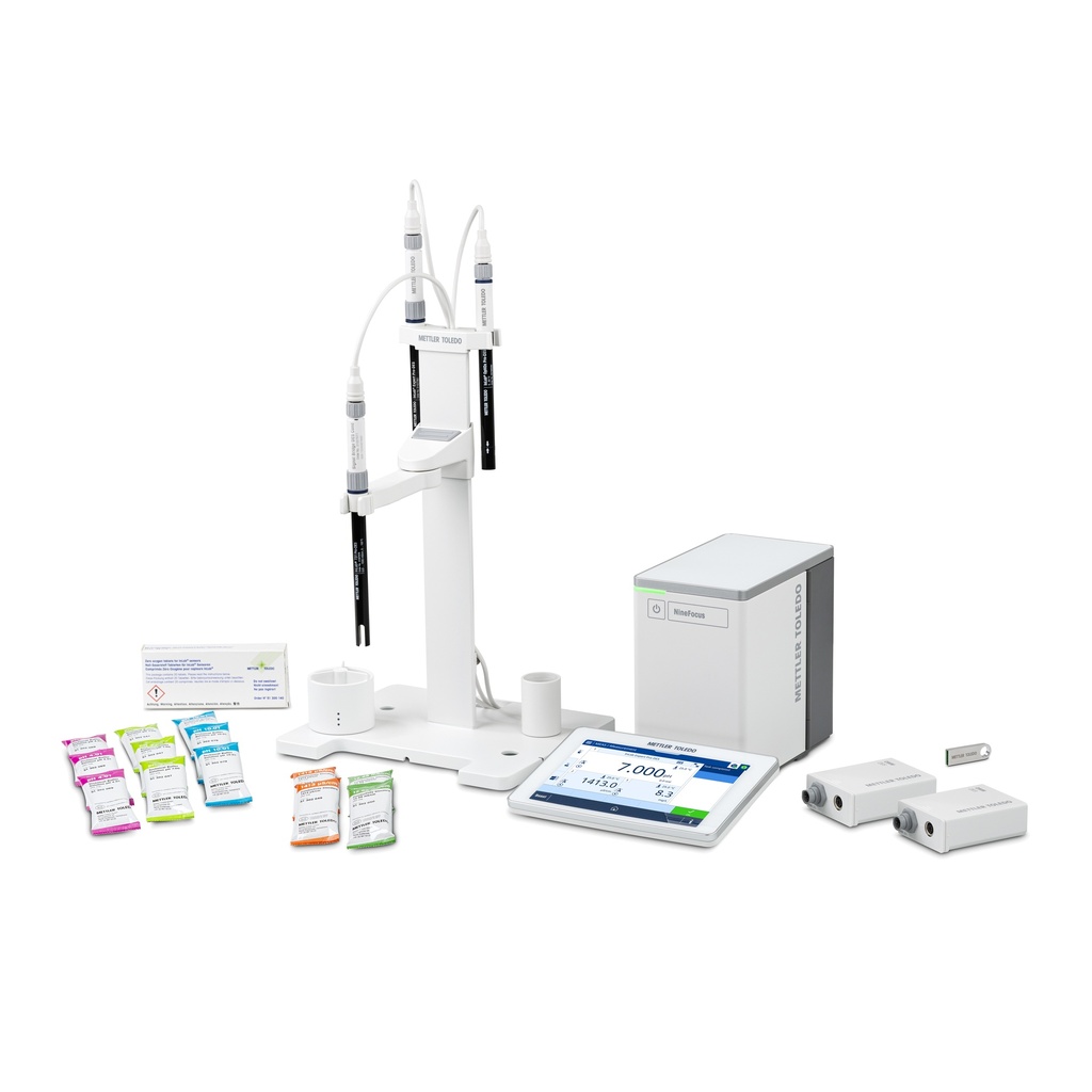 pH/DO/Conductivity meter, Mettler-Toledo NineFocus NF2340 Kit