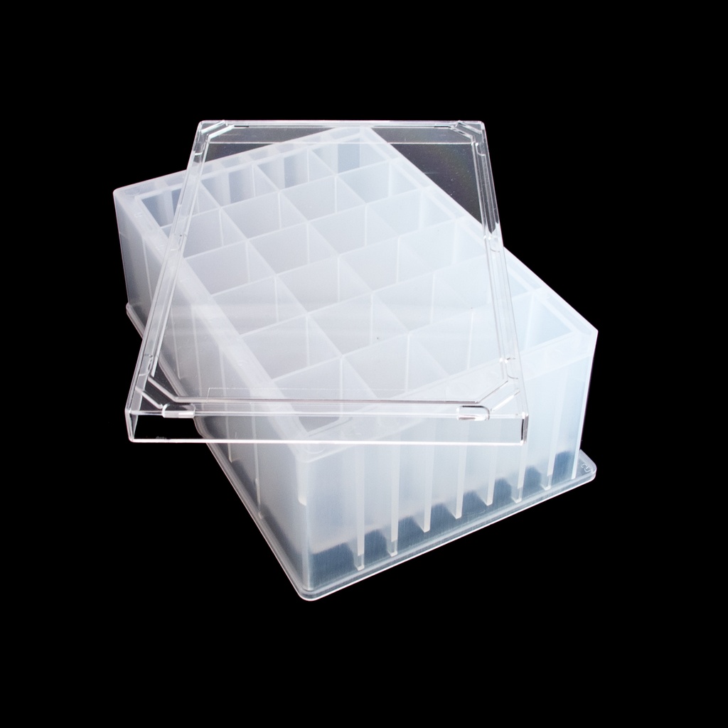 [4880236] Deep well plate, THOMSON 24-well, 10.8 ml, w. Lid, steril