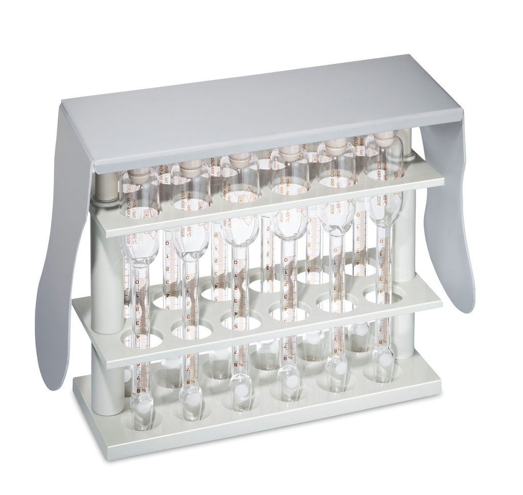 Rack for 12 butyrometers