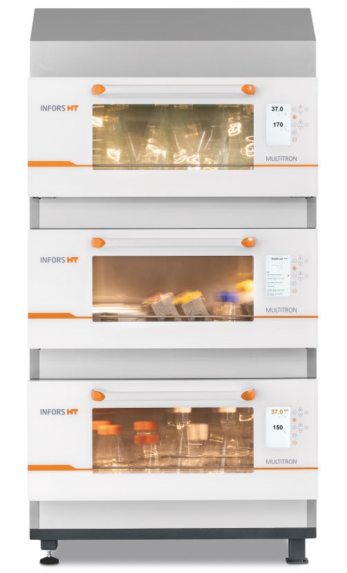 Shaking incubator, Multitron 4 - Triple, Low base, Ø25 mm