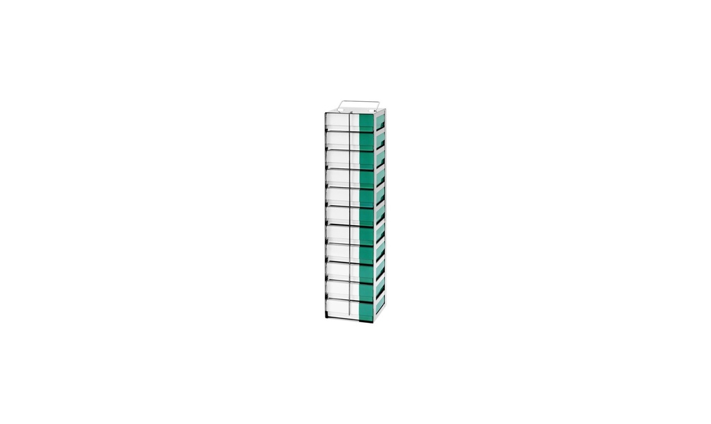 [4921454] Classic rack chest freezer, TENAK, 50 mm boxes, h:609 x w:140 x d:140 mm, 11 boxes