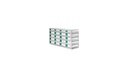 Comfort sliding rack upright freezer, TENAK, 50 mm box, h:278 x w:140 x d:683 mm, 5 x 5 boxes