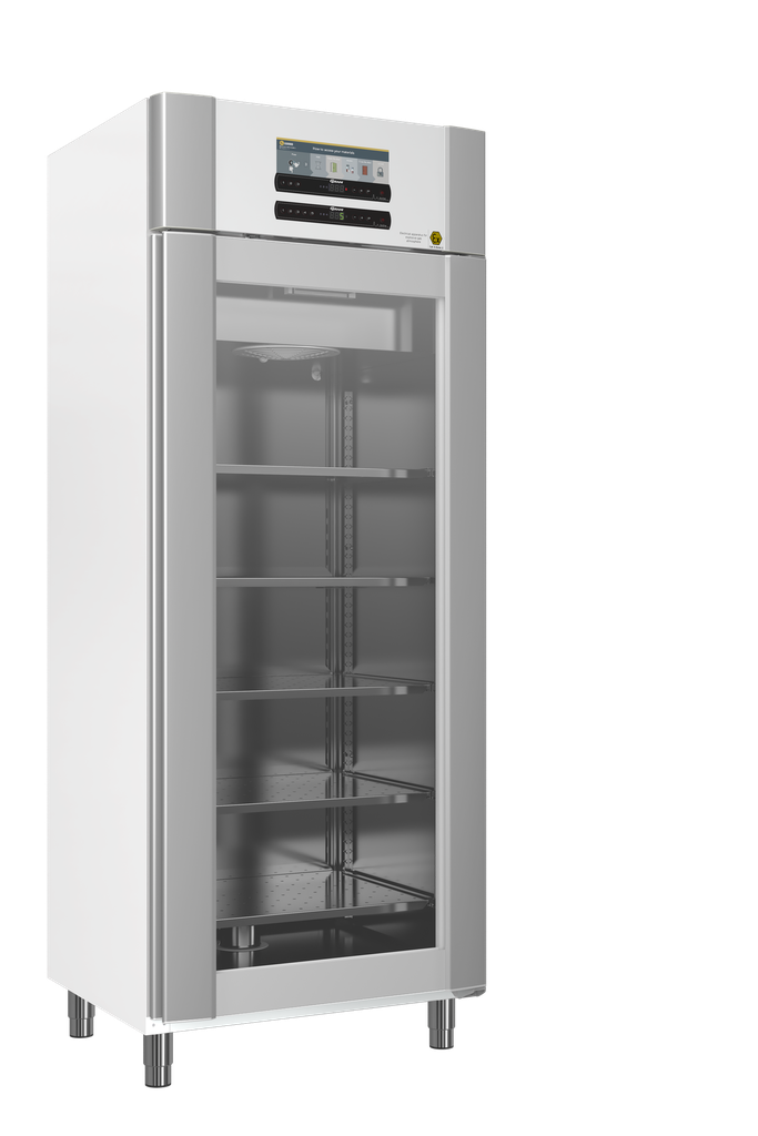 [4924081] Refrigerator, GRAM ExGuard ER600W, -2/20°C, 614L, 5 shelves, glass door, white
