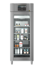 Refrigerator, GRAM ExGuard ER600W, -2/20°C, 614L, 5 shelves, glass door, stainless steel