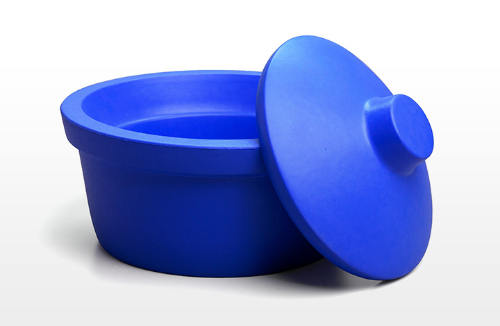 [4929229] BioCision Ice bucket, round, 2.5 ltr., blue