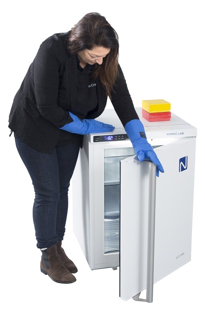 Upright freezer Nordic Lab XLT U100, -65/-25°C, 93 L