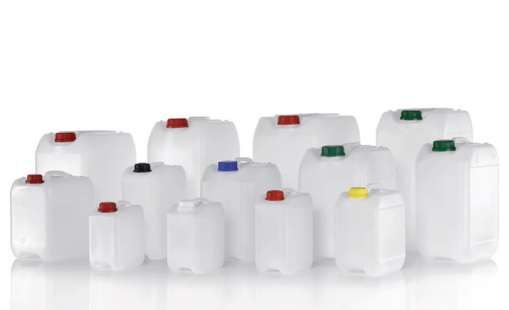 Jerrycans 10 l without closure 310x230x190 mm neck
