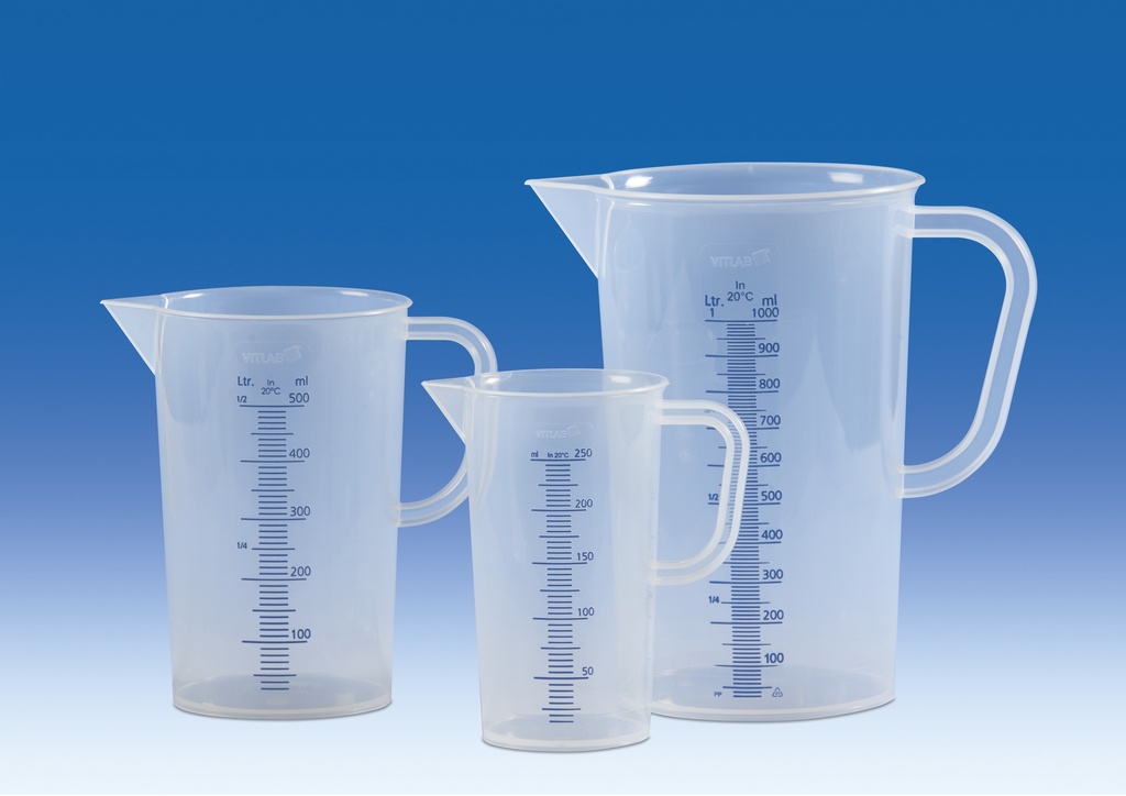 [1470289] Measuring jugs, PP, graduated, 100 ml