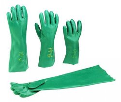 [1470530] Chemical protection gloves, durable, 35 cm, s.10