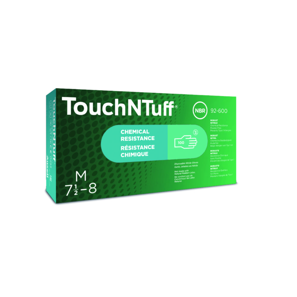 [1470615AL] Nitrile gloves, Ansell Healthcare TouchNTuff 92-600, size XL (9,5-10)