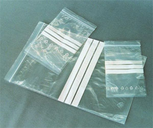 [1470982] Pressure-seal bags, 100x150 mm with write-on patch