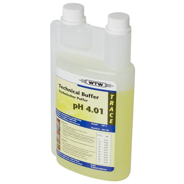 [51108700] Buffer, technical, WTW, yellow, pH 4,01 ±0,03, 1000 mL