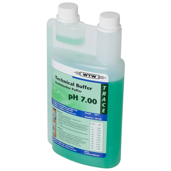 [51108702] Buffer, technical, WTW, green, pH 7,00 ±0,03, 1000 mL