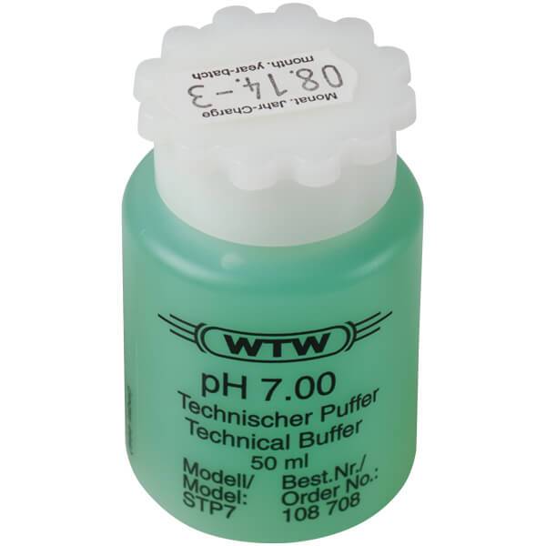 [51108708] Buffer, technical, WTW, green, pH 7,00 ±0,03, 50 mL