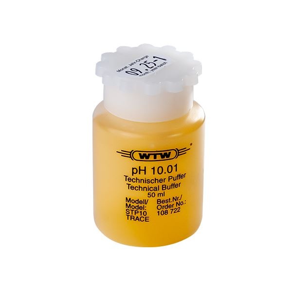 [51108722] Buffer, technical, WTW, orange, pH 10,01 ±0,03, 50 mL