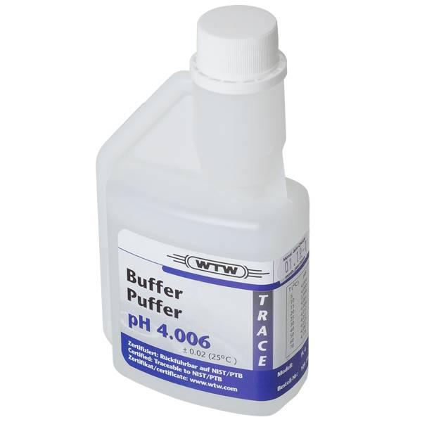 [51109110] Buffer, certified, WTW, pH 4,01 ±0,02, NIST/DIN, 250 mL