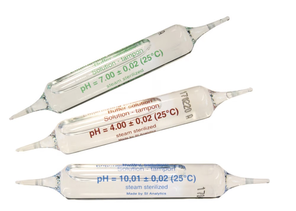 Buffer, technical, SI Analytics, sterile, pH 4,00/7,00/10,01, 20 mL amopules, 3x20 pcs