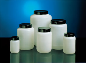 Sample container, PE-HD,without cap, Ø94 mm, 750ml