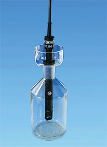 Karlsruher bottle with stopper, Behr KF250/12, 250 mL, for BOD