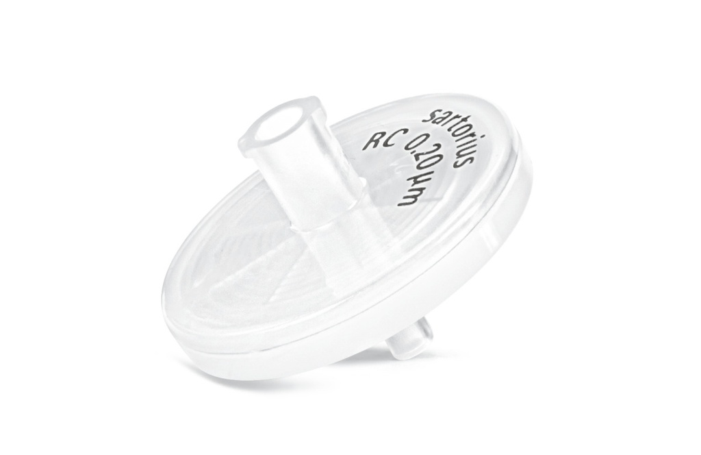 Syringe filter, Sartorius Minisart RC, RC, Ø25 mm, 0,20 µm, LSO, sterile, 50 pcs