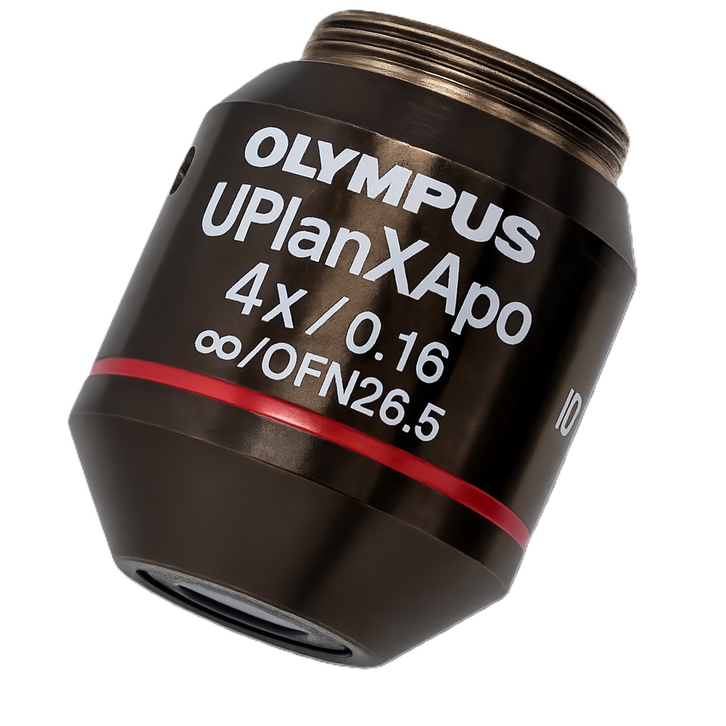 Objective, Olympus UPLXAPO4X/0.16 Universal Plan Extended Apochromat, 4x, FN26.5