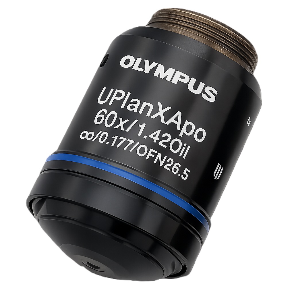 Objective, Olympus UPLXAPO60XO/1.42 Universal Plan Extended Apochromat, Oil, 60x, FN26.5