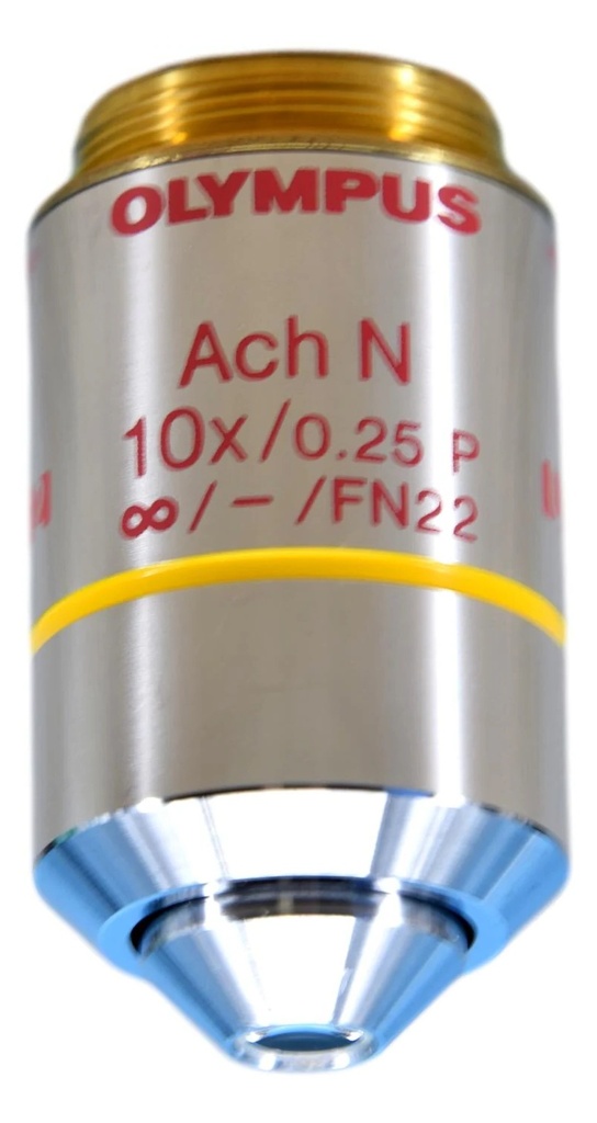 Objective, Olympus ACHN10XP/0.25, Strainfree Achromat Pol, 10x, FN22